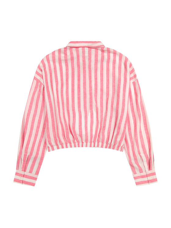 Lee Lee Camicia Elasticated Shirt Rosa Regular Fit