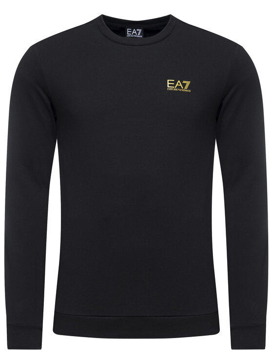 EA7 Emporio Armani EA7 Emporio Armani Mikina 8NPM52 PJ05Z 208 Černá Regular Fit
