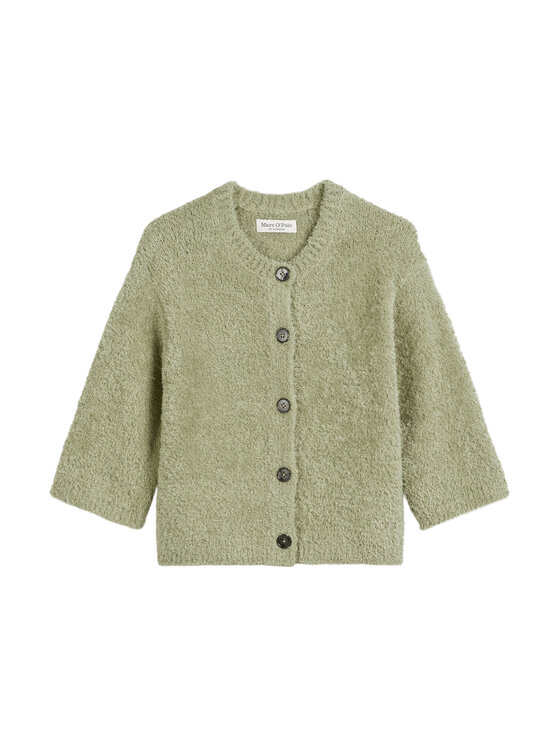 Marc O'Polo Marc O'Polo Kardigán 506 6045 61059 Zöld Relaxed Fit