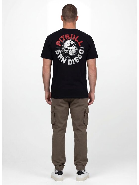 PITBULL PITBULL T-Shirt DOG SD Czarny Regular Fit
