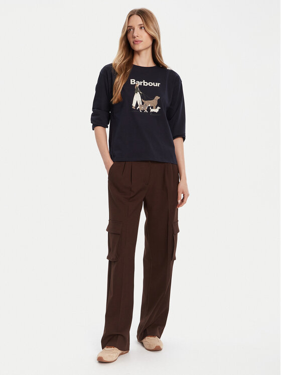 Barbour Barbour Bluse Woodhouse LTS0686NY73 Dunkelblau Regular Fit