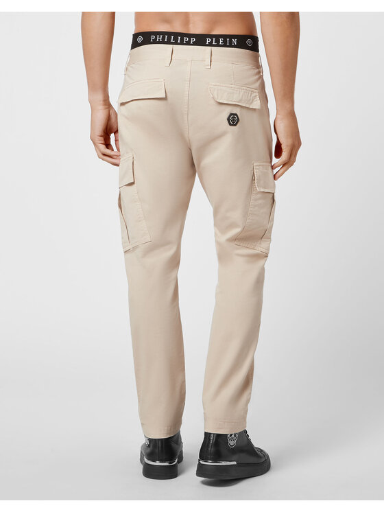 PHILIPP PLEIN PHILIPP PLEIN Pantaloni cargo 5457 Beige Cargo Fit