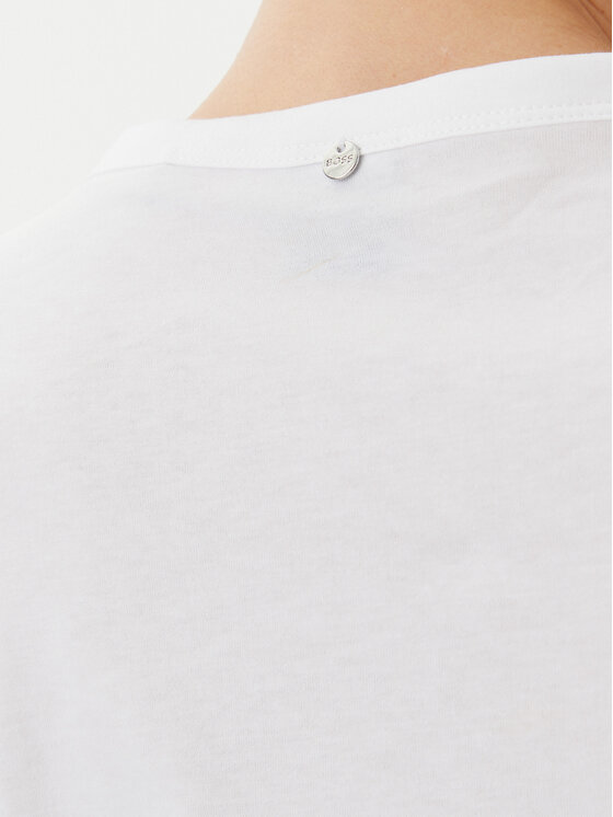 BOSS BOSS T-shirt C_Elogo_21 50540260 Bijela Slim Fit