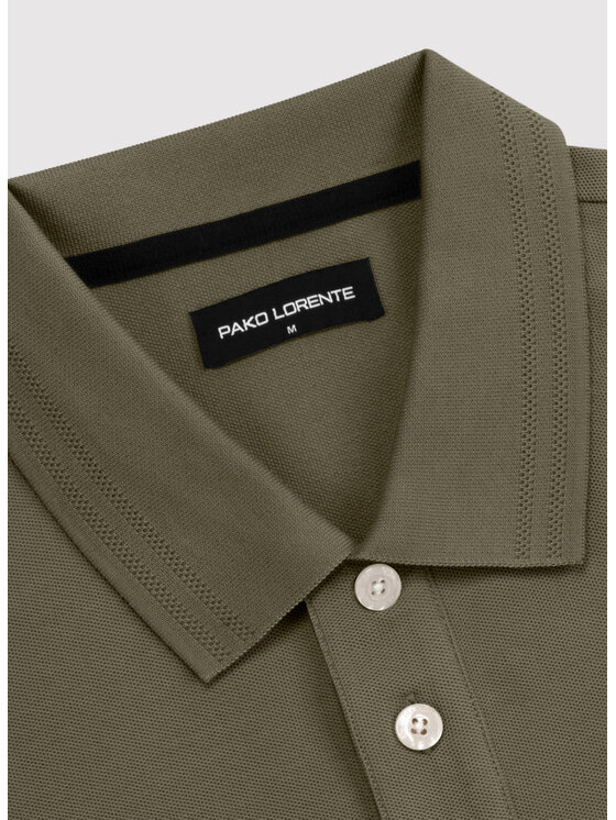 Pako Lorente Pako Lorente Polo P25WF-TX-004 Zielony Classic Fit