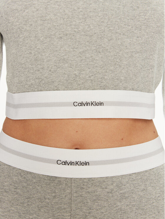 Calvin Klein Underwear Calvin Klein Underwear Блузка 000QS7217E Сірий Slim Fit