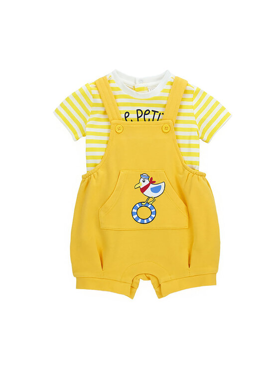 Original Marines Original Marines Набір футболка і комбінезон DFP6040BM Жовтий Regular Fit