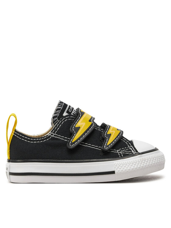 Converse Converse Tornacipő Chuck Taylor All Star Electric Bolt Easy-On A08376C Fekete