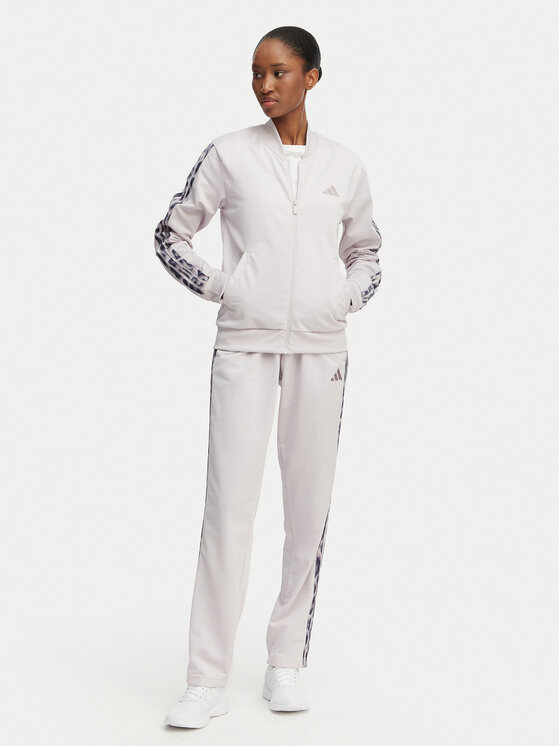 adidas adidas Tepláková súprava Essentials 3-Stripes KB8932 Fialová Regular Fit