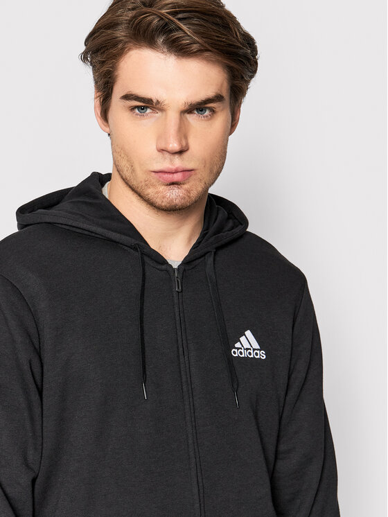 adidas adidas Суитшърт Essentials French Terry Big Logo GK9044 Черен Regular Fit