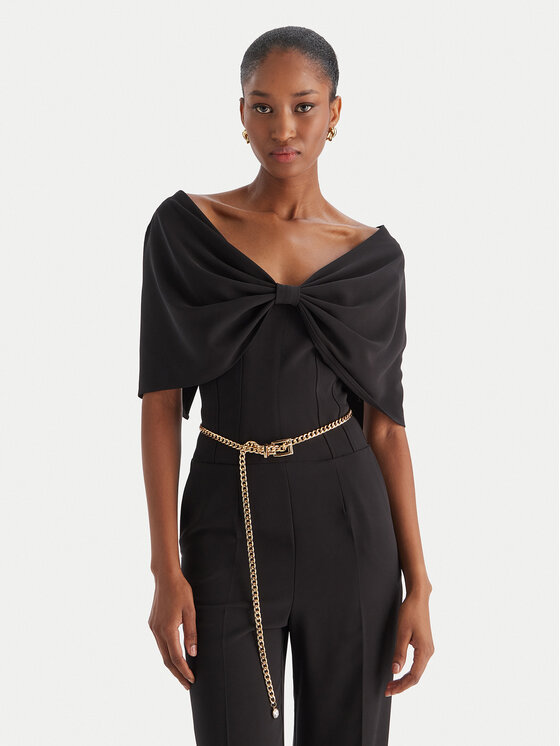 Babylon Babylon Kombinezon E00067 Crna Regular Fit