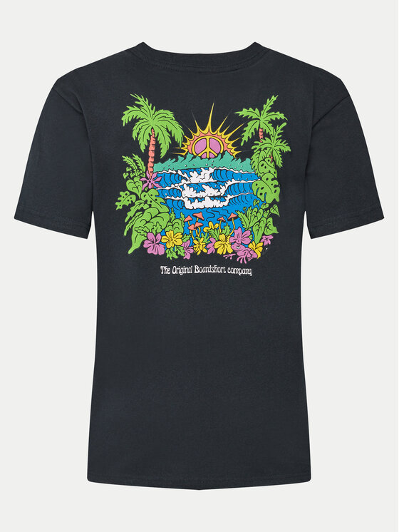 Quiksilver Quiksilver Tricou Island Sunrise Moe AQYZT09543 Negru Regular Fit