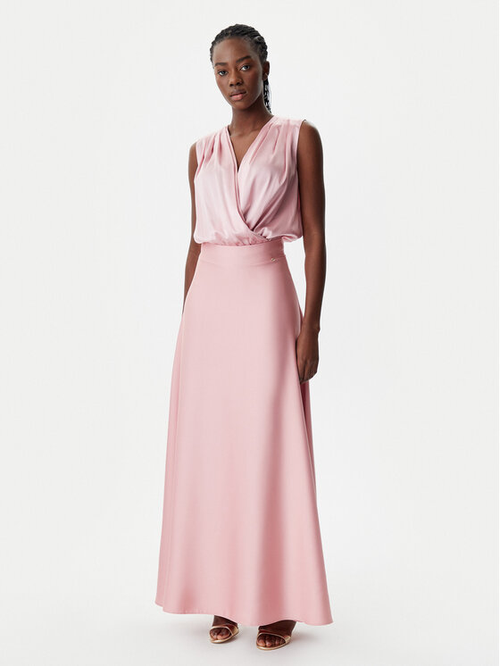 Rinascimento Rinascimento Maxi szoknya CFC0122686003 Rózsaszín Regular Fit