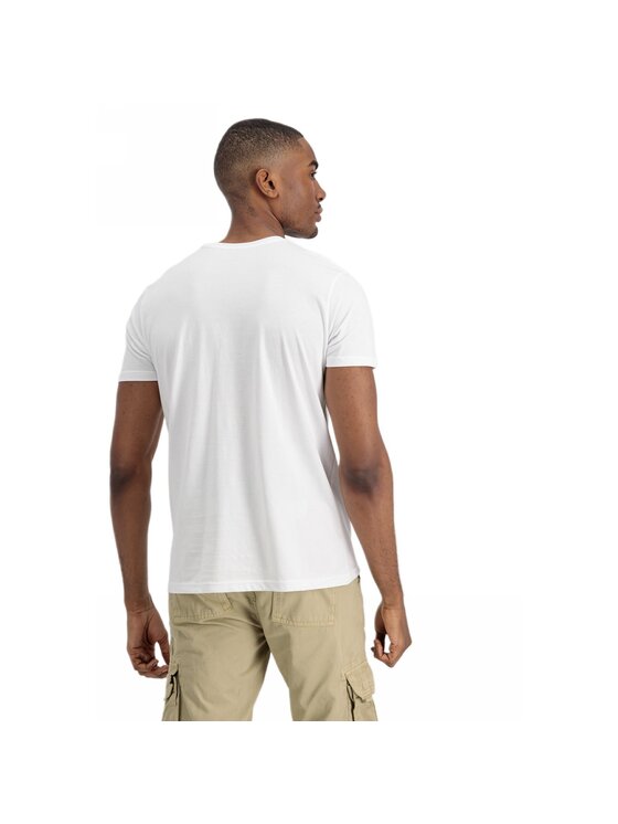 Alpha Industries Alpha Industries Súprava tričiek AI.106524-09-4XL Biela Basic Fit