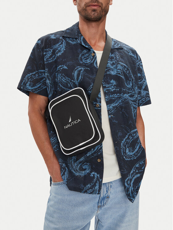 Nautica Nautica Плоска сумка C-NTC-M-002-08 Чорний