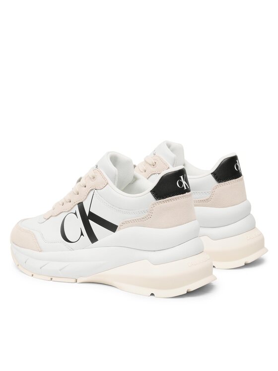 Calvin Klein Jeans Calvin Klein Jeans Laisvalaikio batai Wedge Runner Mix Lth Wn YW0YW01099 Smėlio