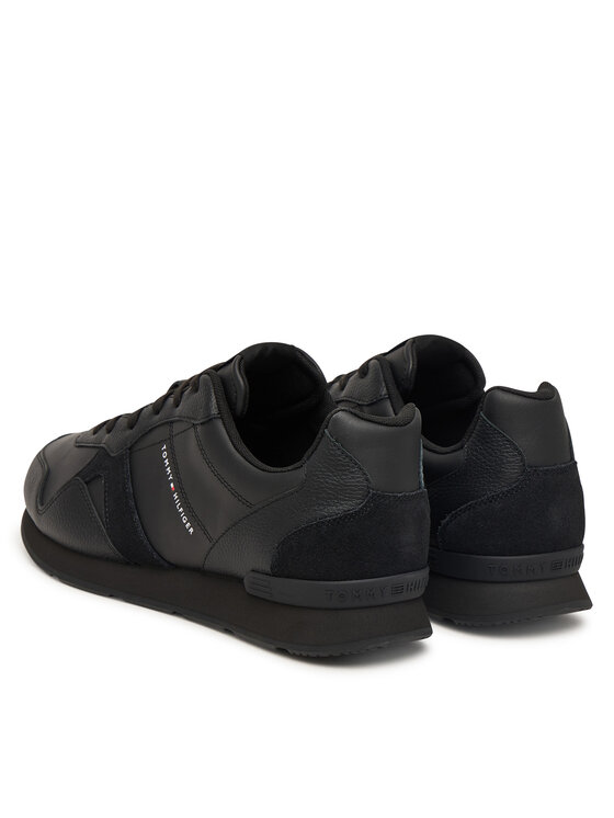 Tommy Hilfiger Tommy Hilfiger Сникърси T Hilfiger Core Lth Runner FM0FM06002 Черен