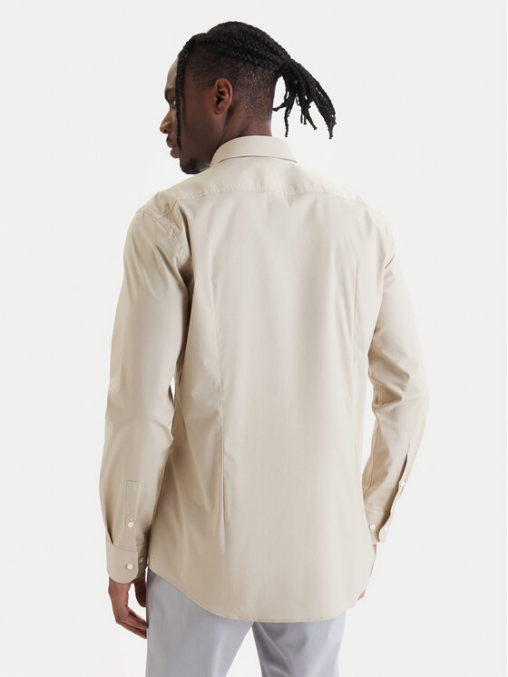 BOSS BOSS Сорочка H-Hank-Kent-C1-214 50469345 Бежевий Slim Fit