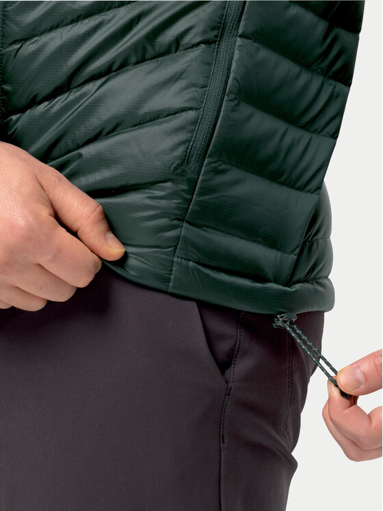 Jack Wolfskin Jack Wolfskin Pernata jakna Passamani Down Hoody 1207241 Kaki Regular Fit