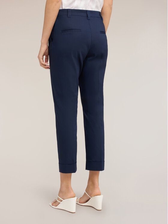 Motivi Motivi Pantaloni di tessuto P085Q004532N034 Blu Slim Fit