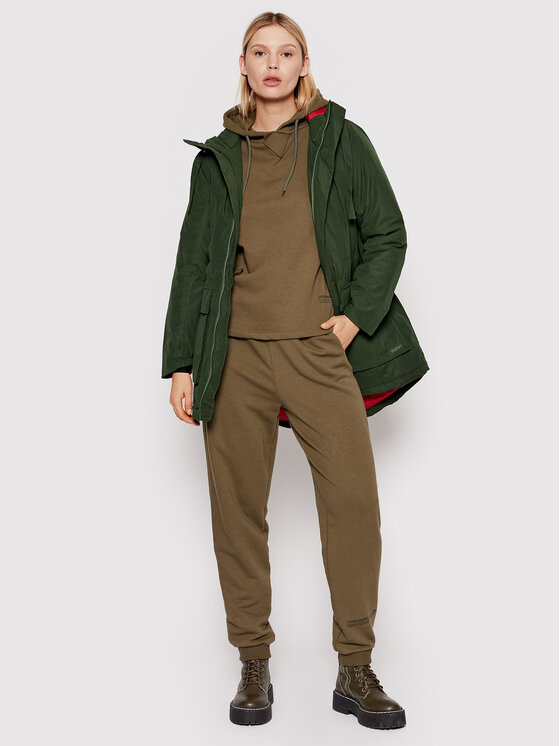 Parka KUDC603 Verde Relaxed Fit