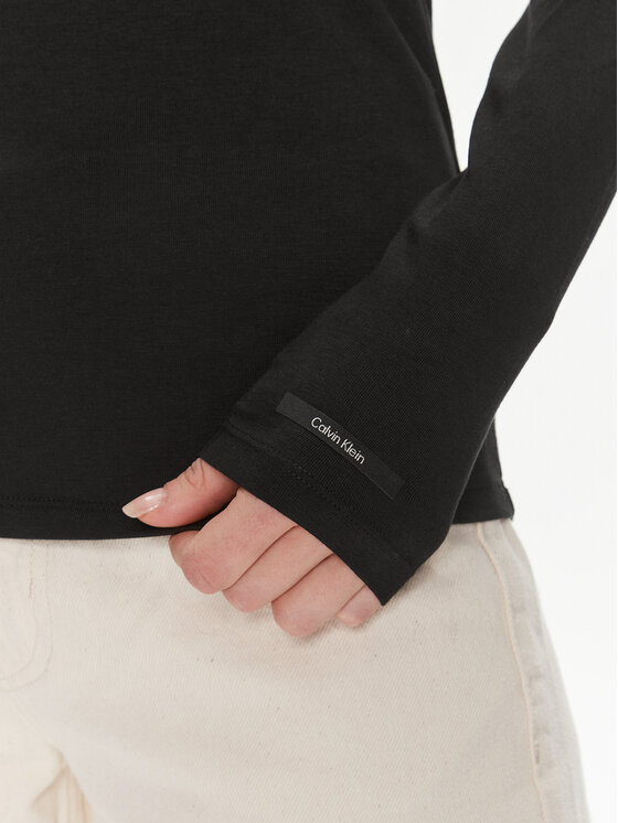 Calvin Klein Calvin Klein Μπλουζάκι K20K206484 Μαύρο Slim Fit