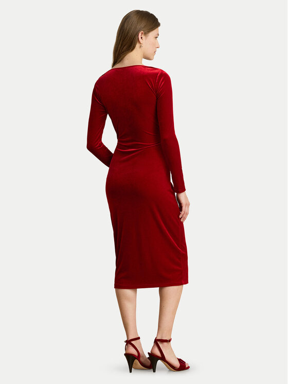 LAUREN RALPH LAUREN LAUREN RALPH LAUREN Rochie cocktail 200B27415002 Roșu Regular Fit