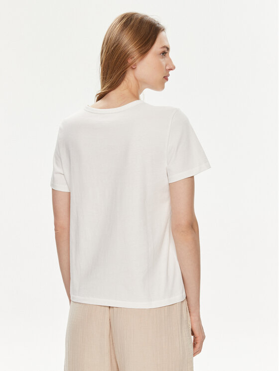 Gap Gap Тишърт 878165-00 Бял Regular Fit