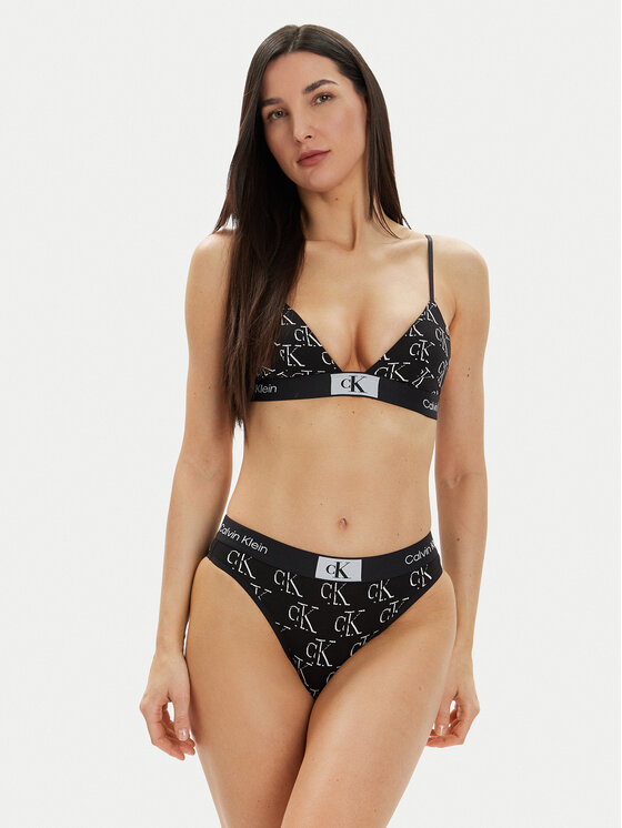 Calvin Klein Underwear Calvin Klein Underwear Trikotni nedrček 000QF7217E Črna