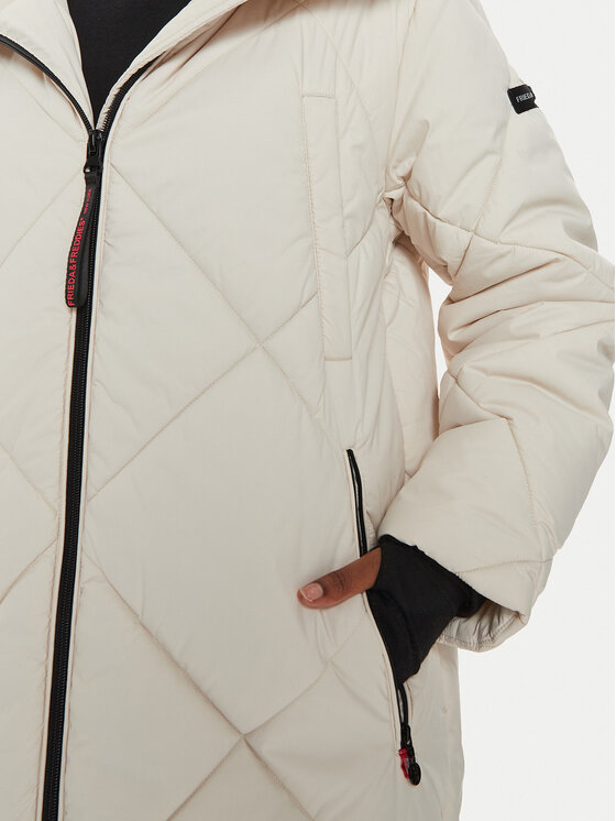 Frieda & Freddies Frieda & Freddies Зимно яке 3839 Екрю Regular Fit
