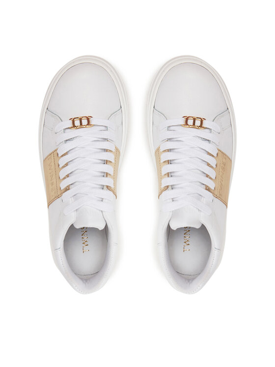 TWINSET TWINSET Αθλητικά 251GCJ012 Λευκό