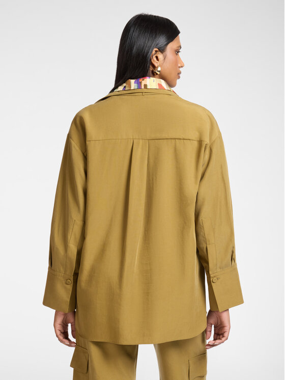 Elena Mirò Elena Mirò Blusa 2040Z100036N028 Marrone Regular Fit