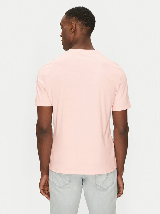 Guess Jeans Guess Jeans T-Shirt M4YI52 K8HM0 Różowy Regular Fit