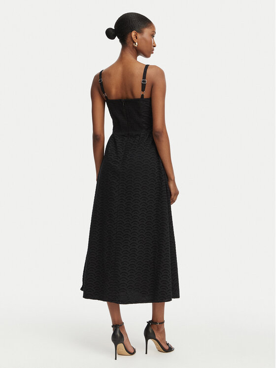 Guess Guess Sommerkleid W6GK44 W1884 Schwarz Regular Fit