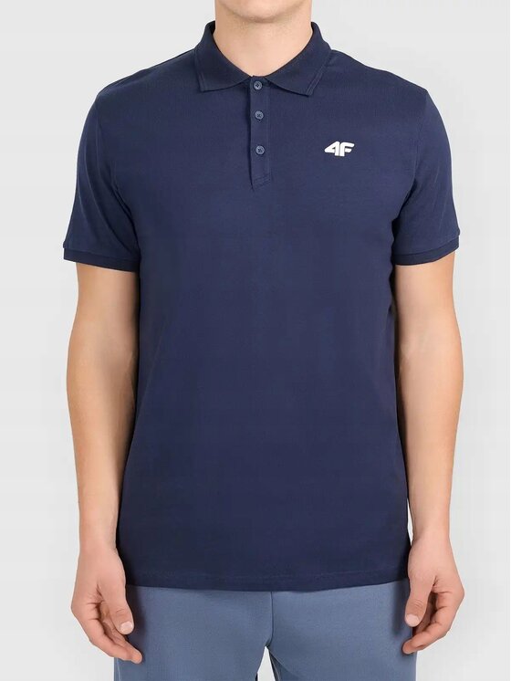 4F 4F Polo Z-0770-2-M Biały Regular Fit