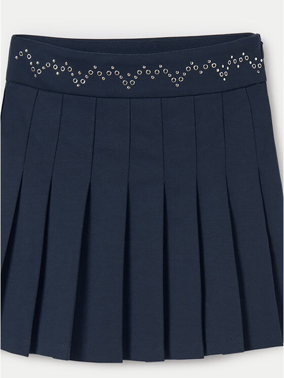 Mayoral Mayoral Fustă plisată 7974 Bleumarin Regular Fit