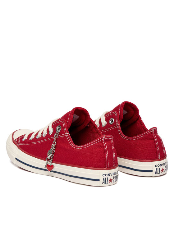 Converse Converse Trampki Chuck Taylor All Star Hearts A19057C Czerwony