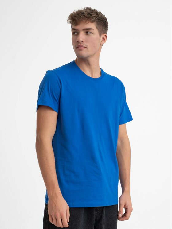 Urban City Urban City T-Shirt T-Shirt Męski Niebieski UrbanCity No Logo 3XL Niebieski Regular Fit