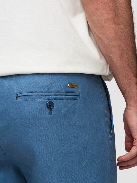 Ombre Ombre Chinosy P1522 Niebieski Chino Fit