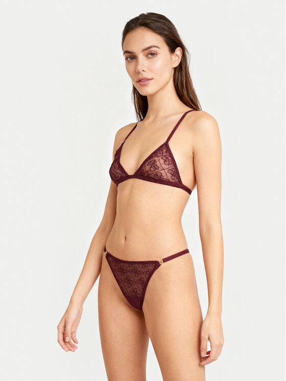 Guess Guess Chilot tanga O5RE10 KCLB0 Vișiniu