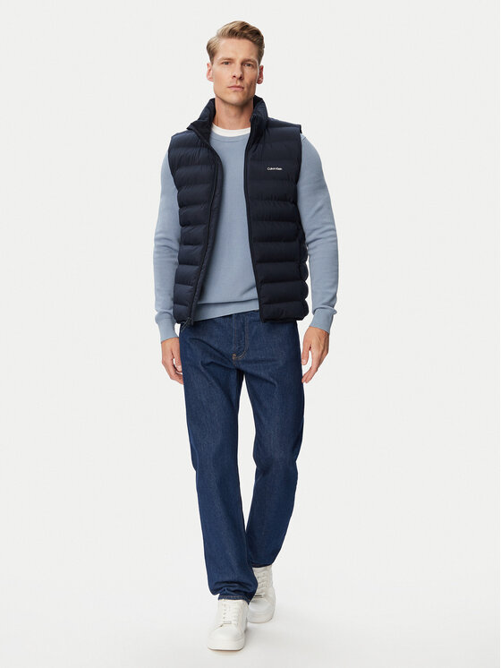 Calvin Klein Calvin Klein Weste Classic LV04LG504G Dunkelblau Classic Fit