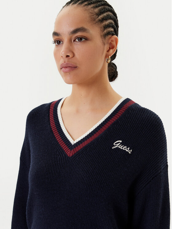 Guess Guess Sweater V5BR01 Z1152 Sötétkék Regular Fit