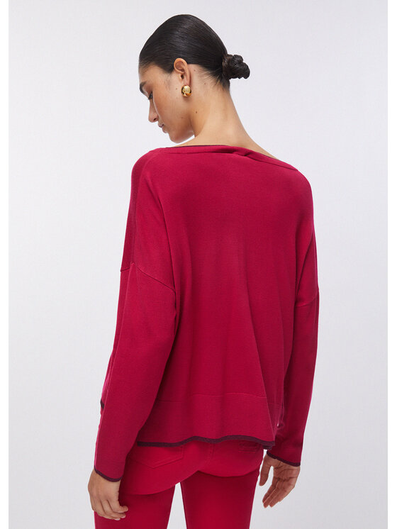 Liu Jo Liu Jo Maglione WA6283MS49I91955 Rosso Regular Fit