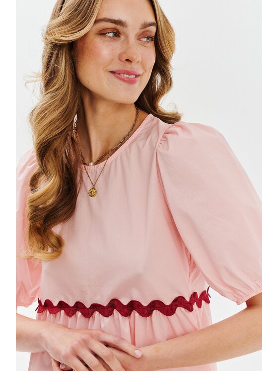 NAOKO NAOKO Každodenné šaty Candy Kick Ružová Regular Fit