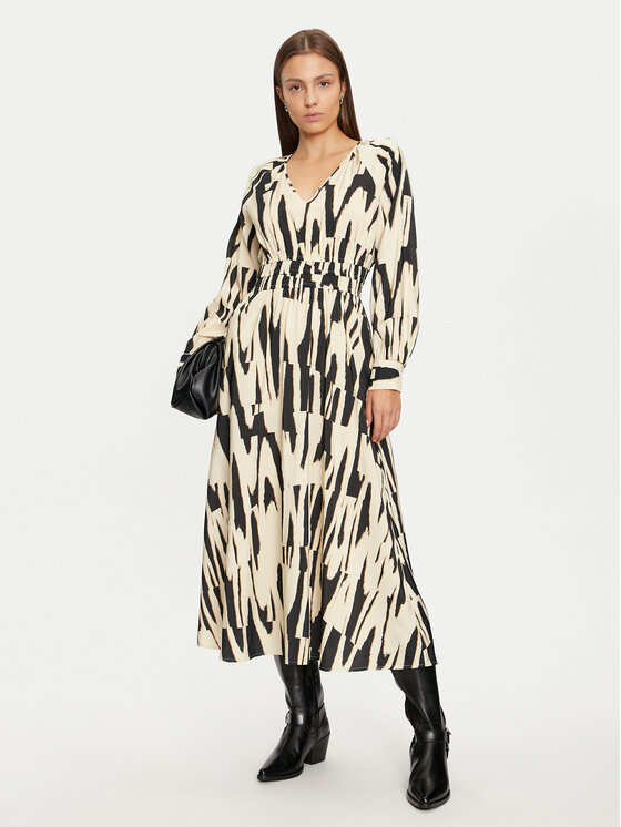 ONLY ONLY Vsakodnevna obleka Mila 15329677 Bež Regular Fit