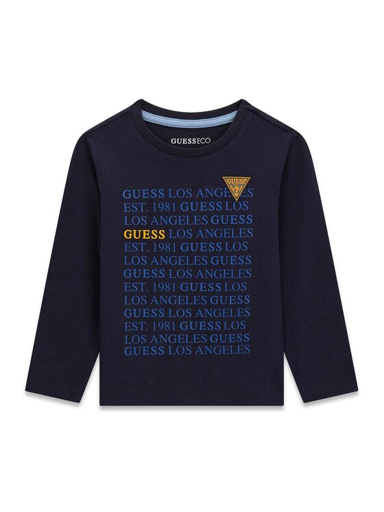Guess Kids Guess Kids T-Shirt 185388 Modrá Classic Fit