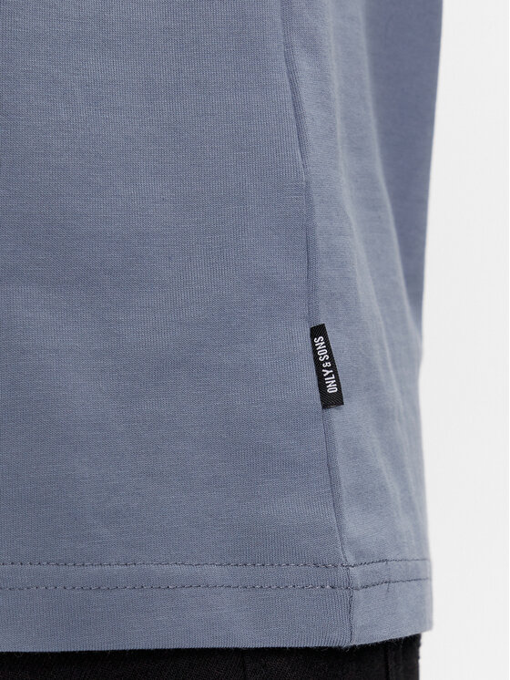 Only & Sons Only & Sons Тишърт Fred 22022532 Син Relaxed Fit
