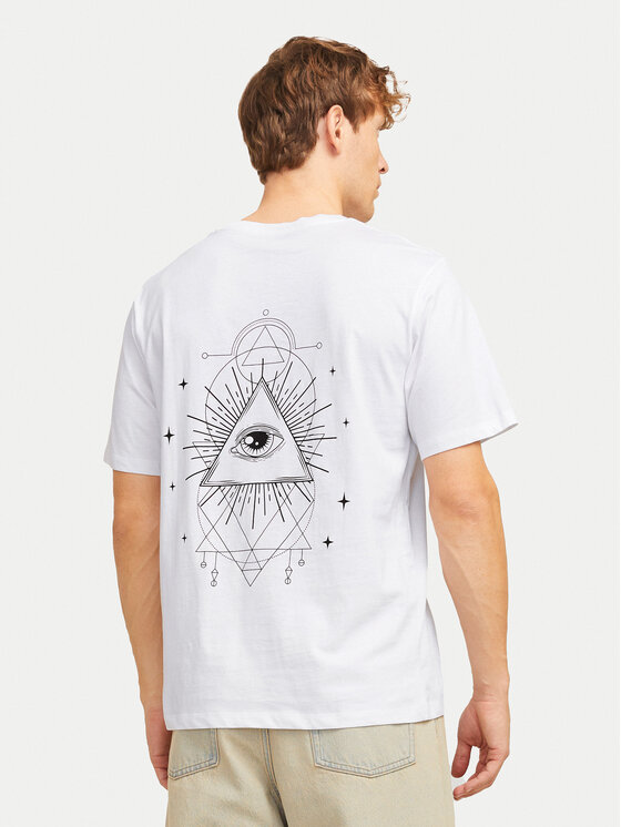 Jack&Jones Jack&Jones T-krekls Jackie 12271366 Balts Relaxed Fit