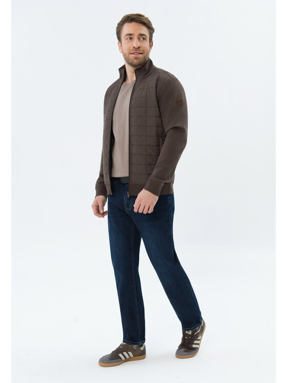 Volcano Volcano Bluza B-CORF Brązowy Regular Fit