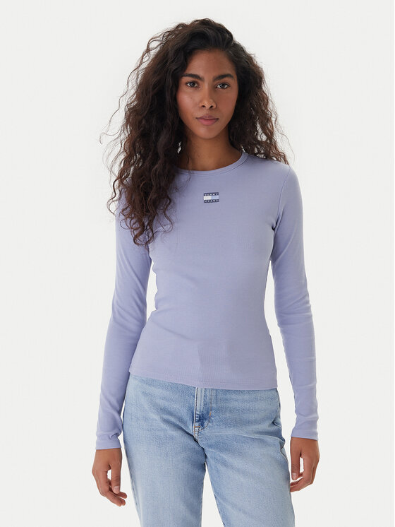 Tommy Jeans Tommy Jeans Blúzka DW0DW20178 Modrá Slim Fit
