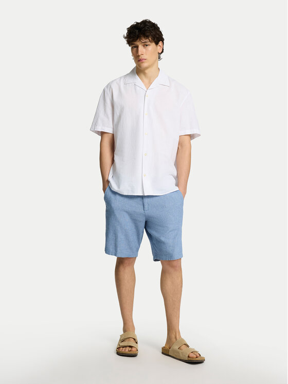 Selected Homme Selected Homme Szorty materiałowe Brody 16087638 Niebieski Regular Fit